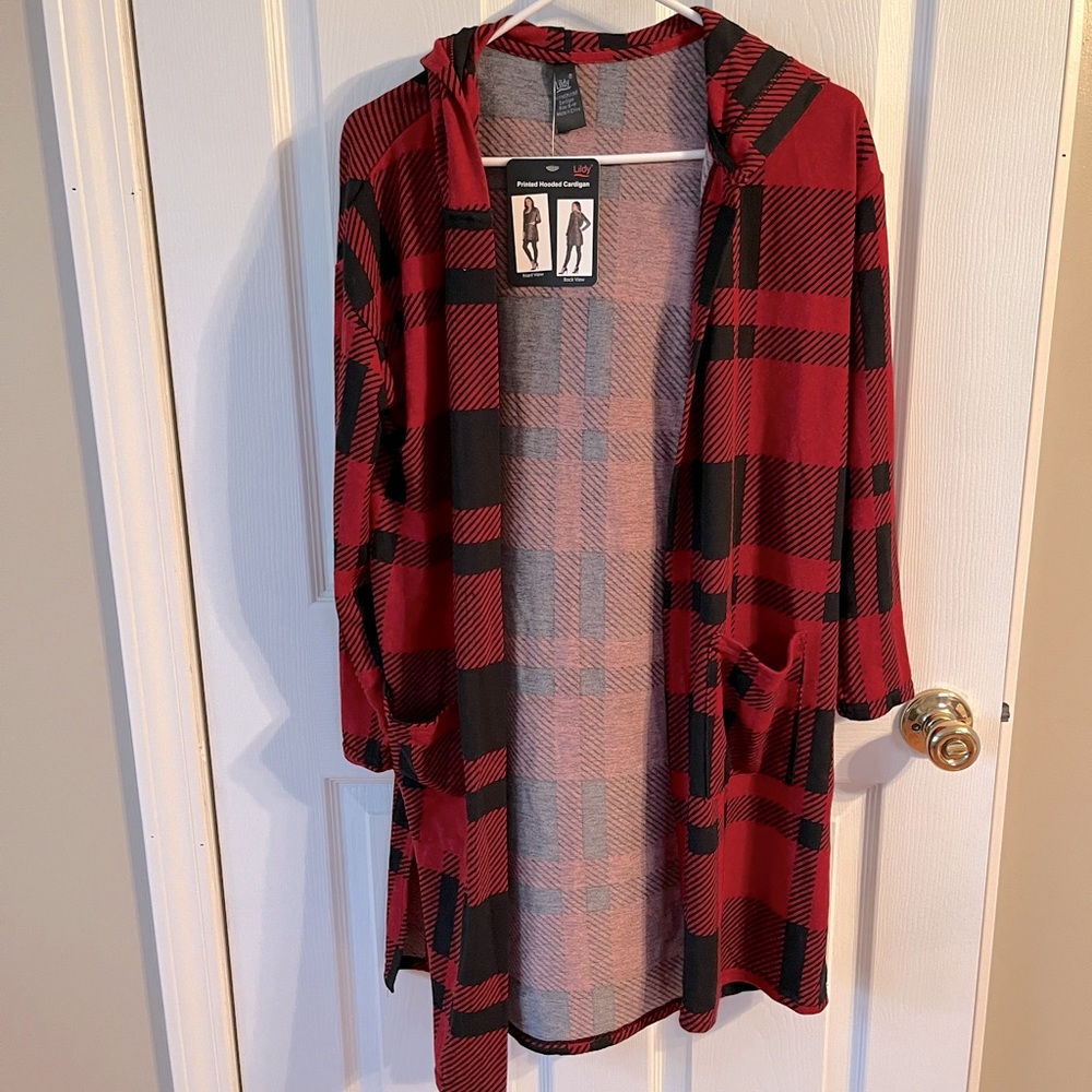 NWT Lildly Woman’s Hooded Cardigan